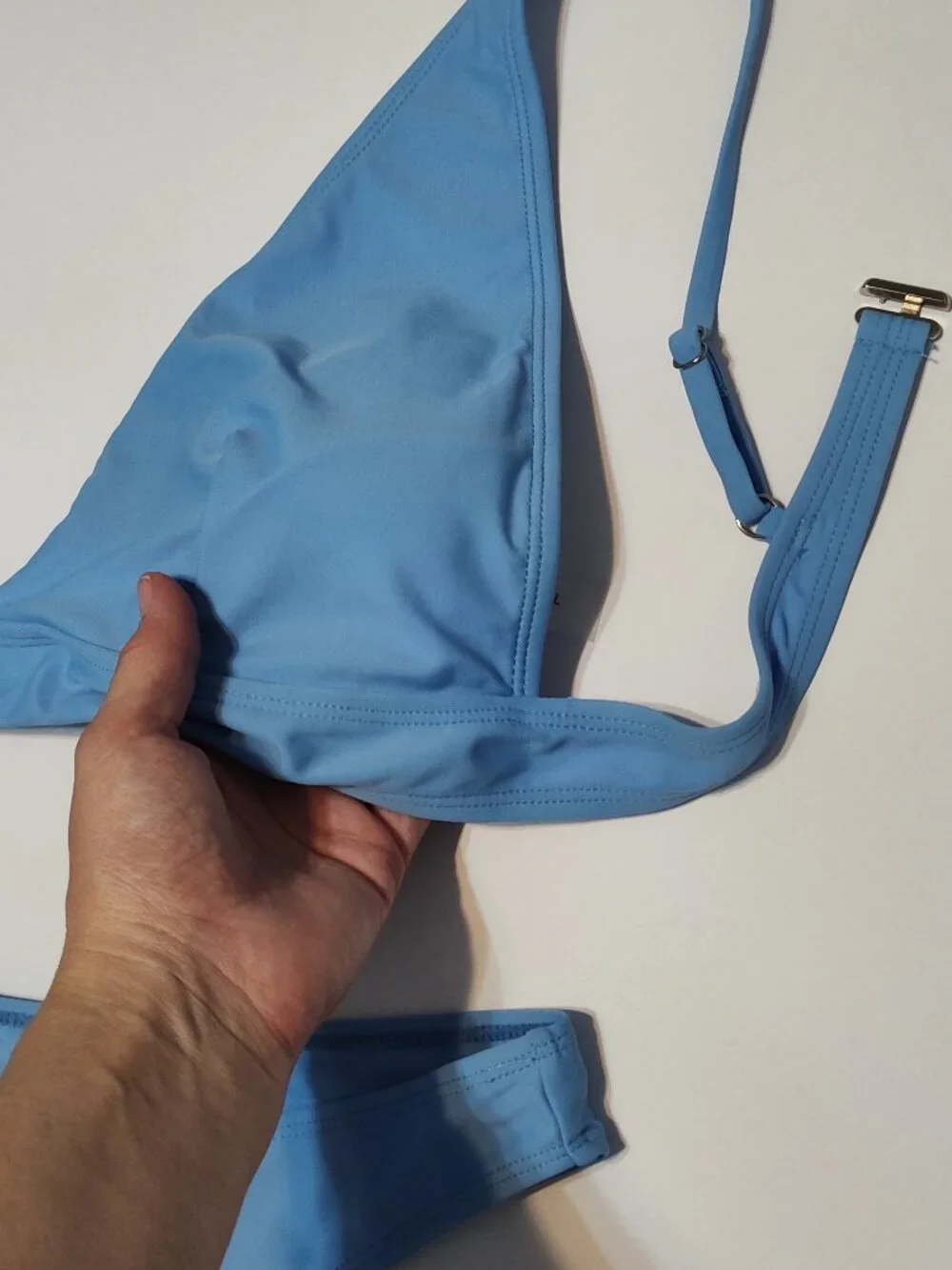 Light blue womens swimstuit swim bikini size L like new